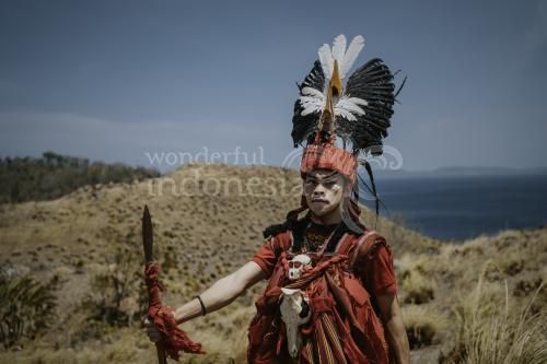 Kabasaran Dance at Pulisan Hill, Likupang, North Sulawesi